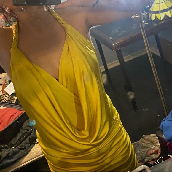 Baby Phat Backless Yellow Halter - Picture 1 of 5